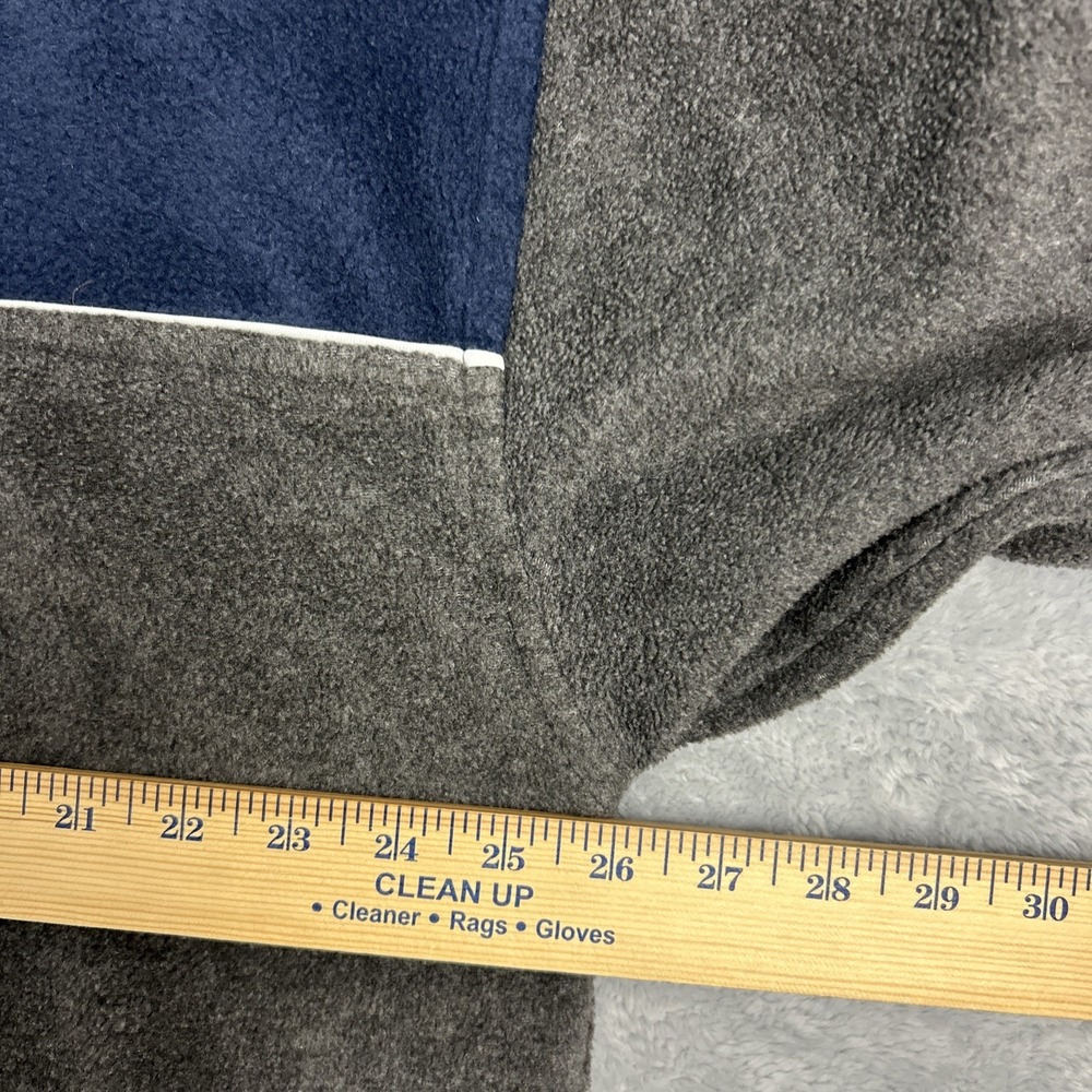 VTG Tipsy Fleece Jacket Mens 2XL 1/4‎ Zip Long Sleeve 2 Tone Color Block - Picture 5 of 7